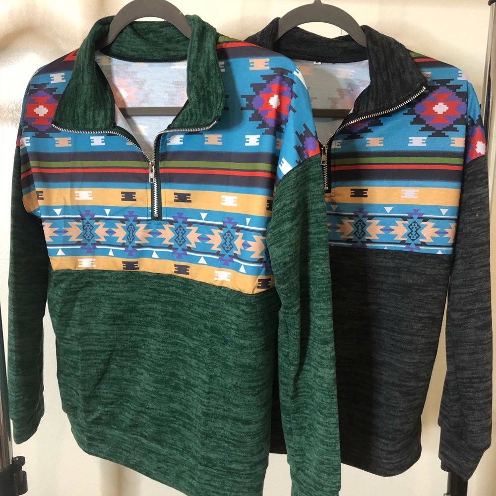 Aztec Pullover Jacket Tribal